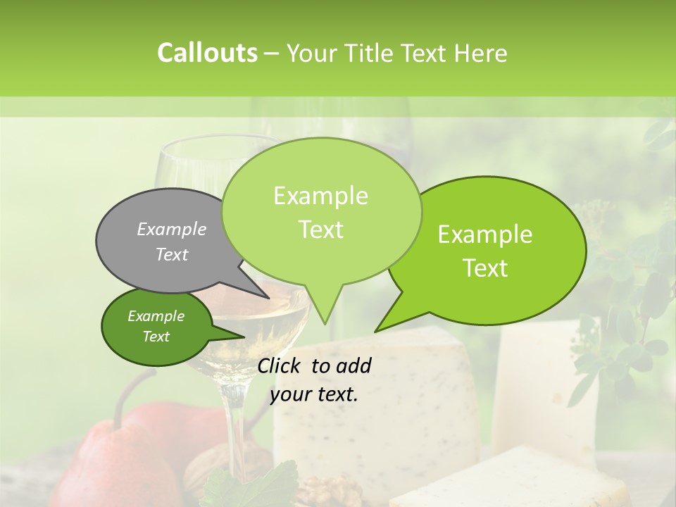 Hof Buffet Landwirtschaft PowerPoint Template