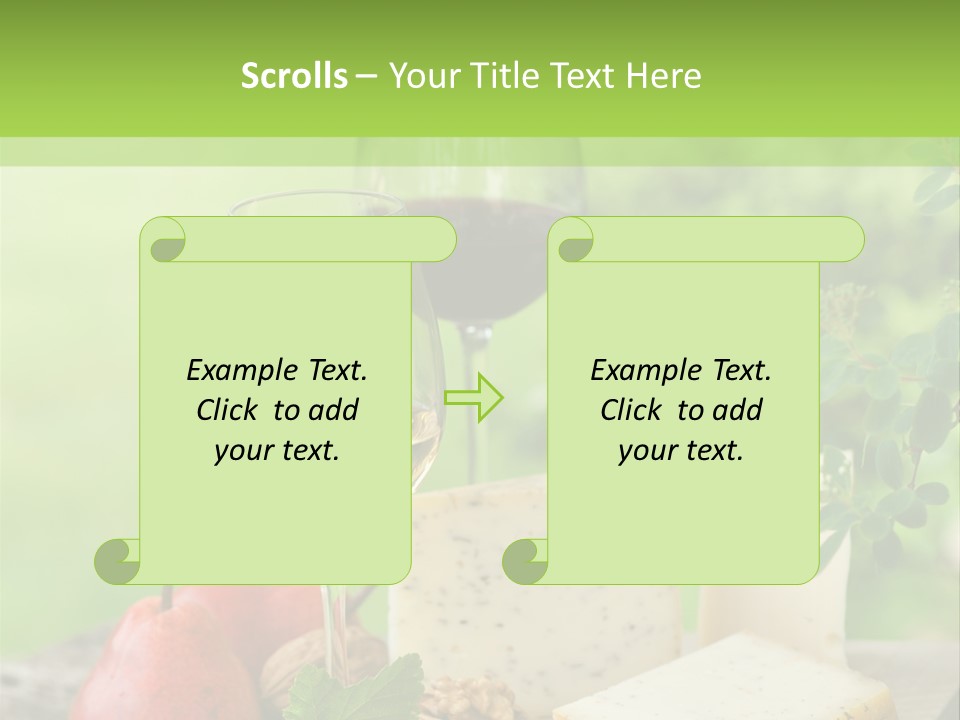 Hof Buffet Landwirtschaft PowerPoint Template
