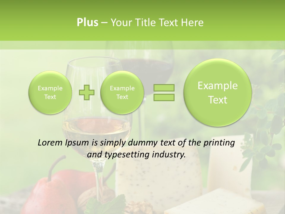 Hof Buffet Landwirtschaft PowerPoint Template