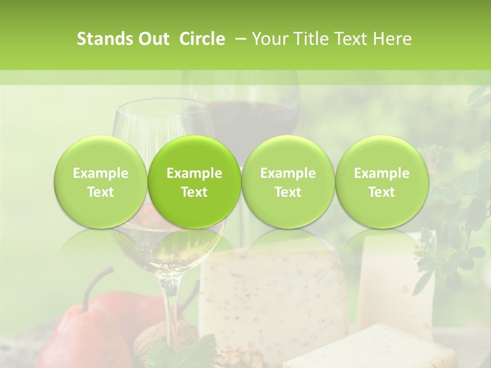 Hof Buffet Landwirtschaft PowerPoint Template