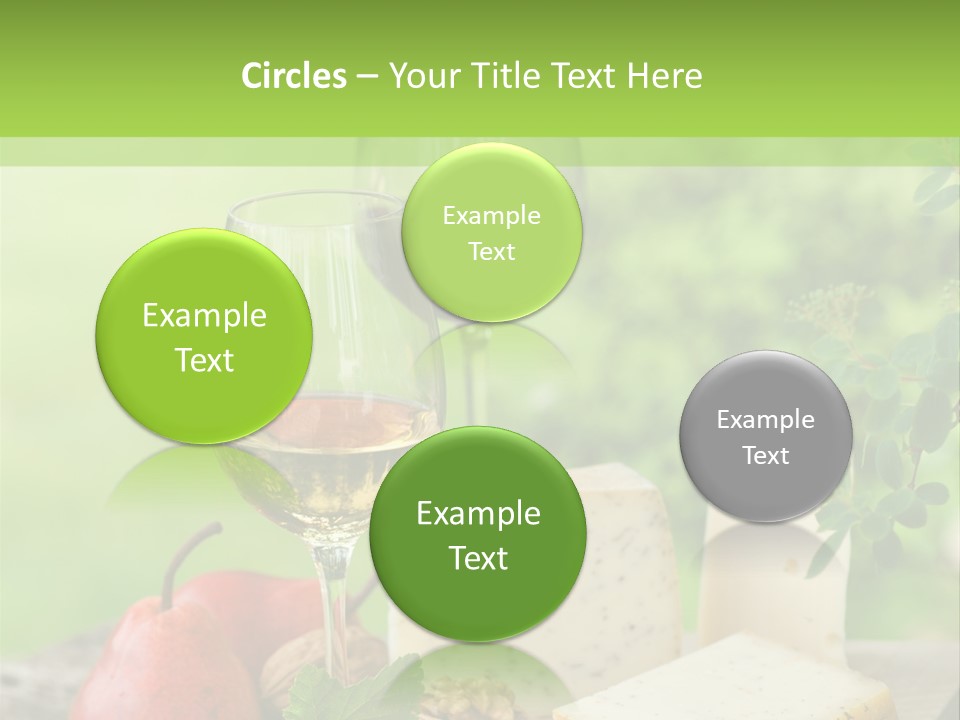 Hof Buffet Landwirtschaft PowerPoint Template