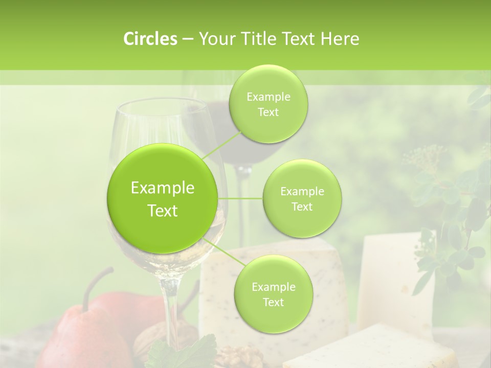 Hof Buffet Landwirtschaft PowerPoint Template