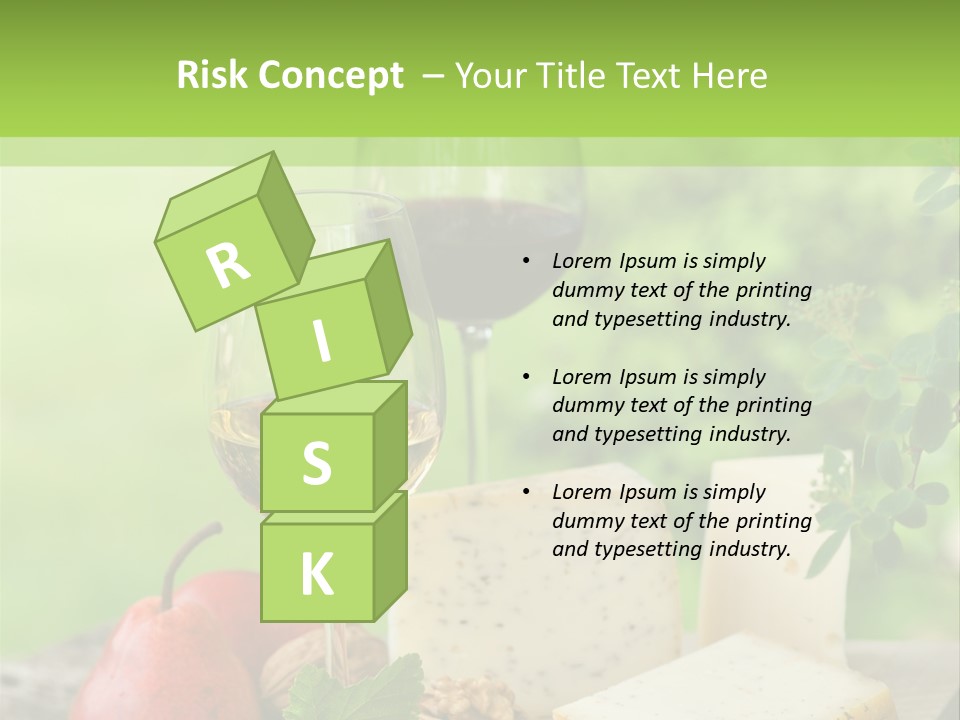 Hof Buffet Landwirtschaft PowerPoint Template