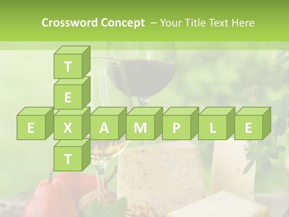 Hof Buffet Landwirtschaft PowerPoint Template