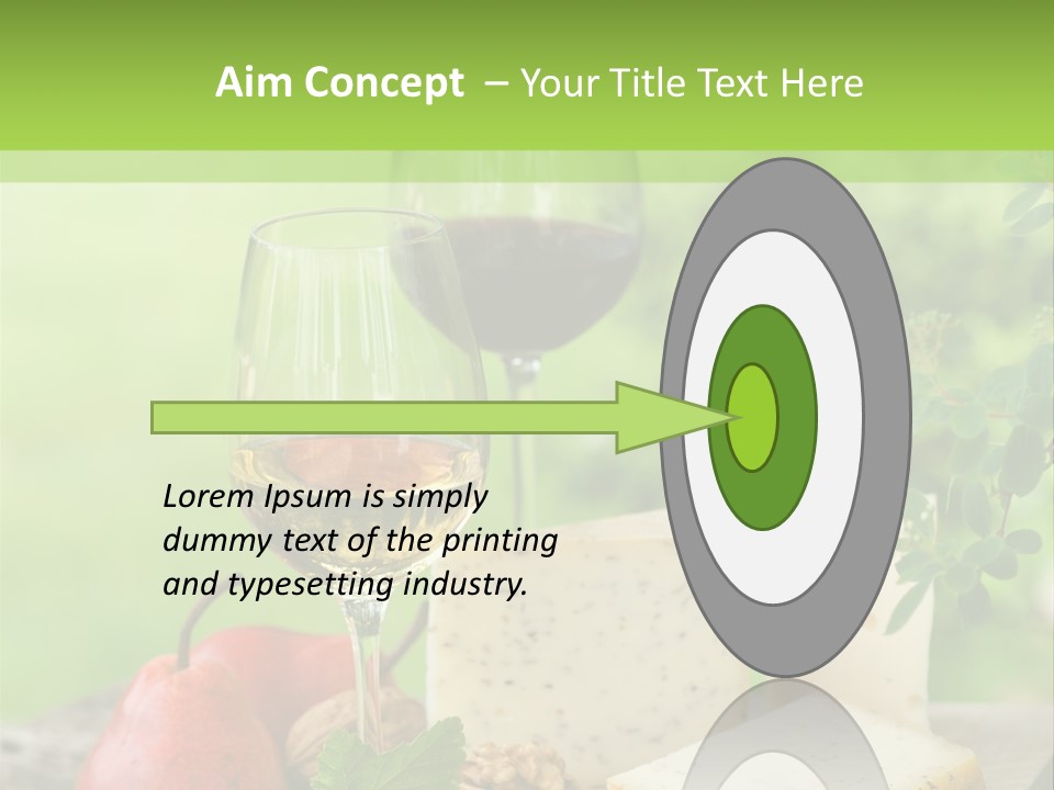 Hof Buffet Landwirtschaft PowerPoint Template