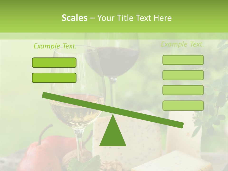 Hof Buffet Landwirtschaft PowerPoint Template
