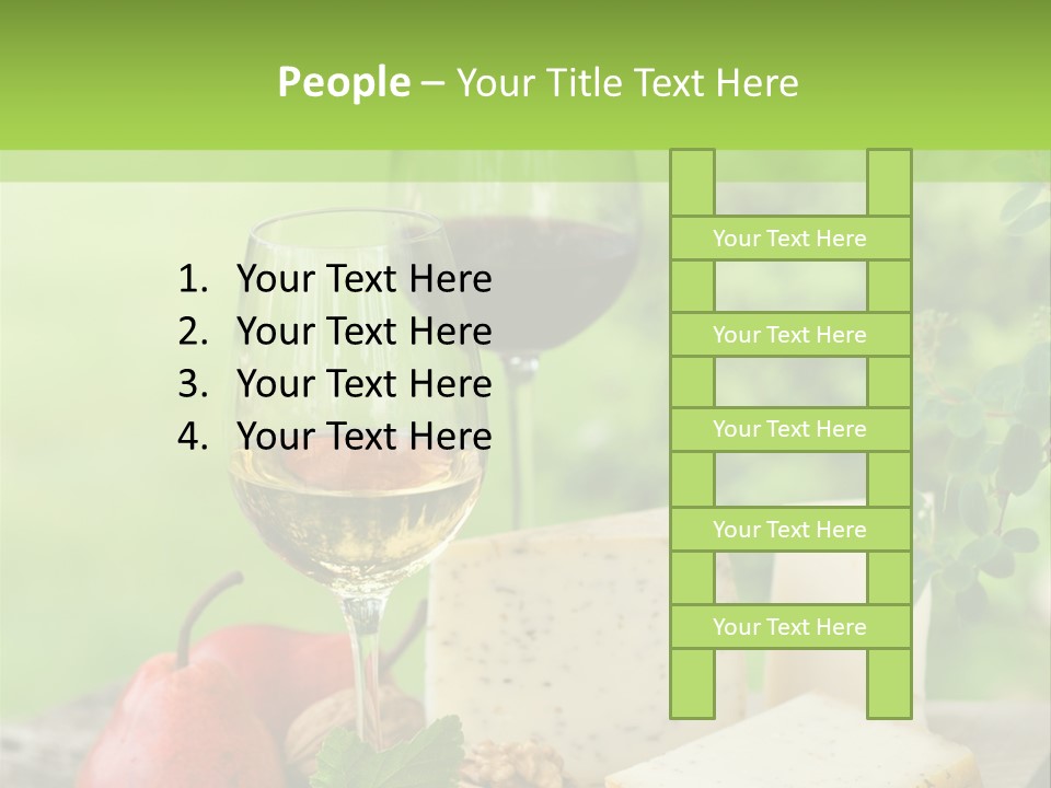 Hof Buffet Landwirtschaft PowerPoint Template