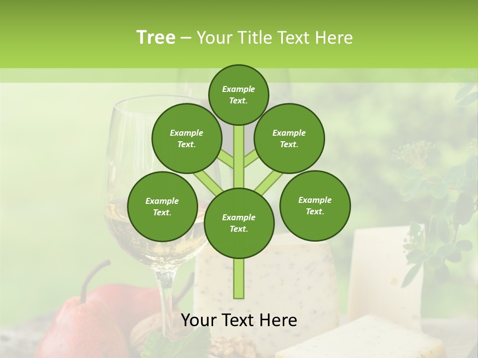 Hof Buffet Landwirtschaft PowerPoint Template