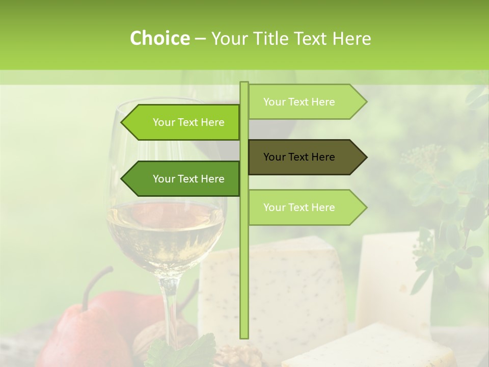 Hof Buffet Landwirtschaft PowerPoint Template