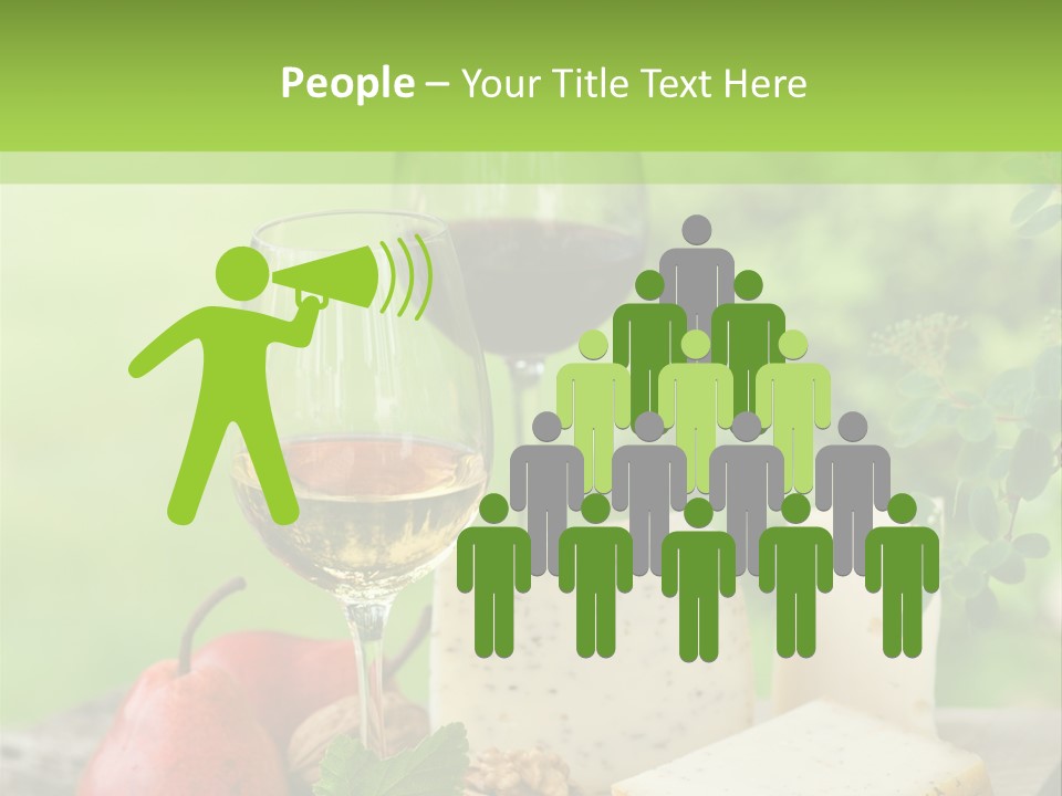 Hof Buffet Landwirtschaft PowerPoint Template