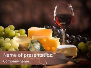 Appetizer Plate Meal PowerPoint Template