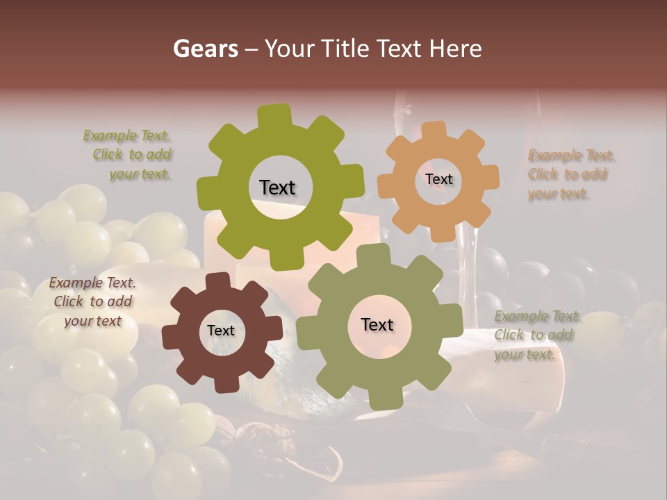 Appetizer Plate Meal PowerPoint Template