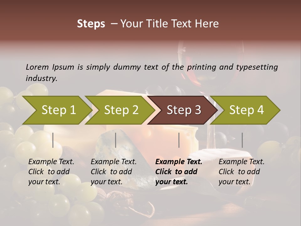 Appetizer Plate Meal PowerPoint Template