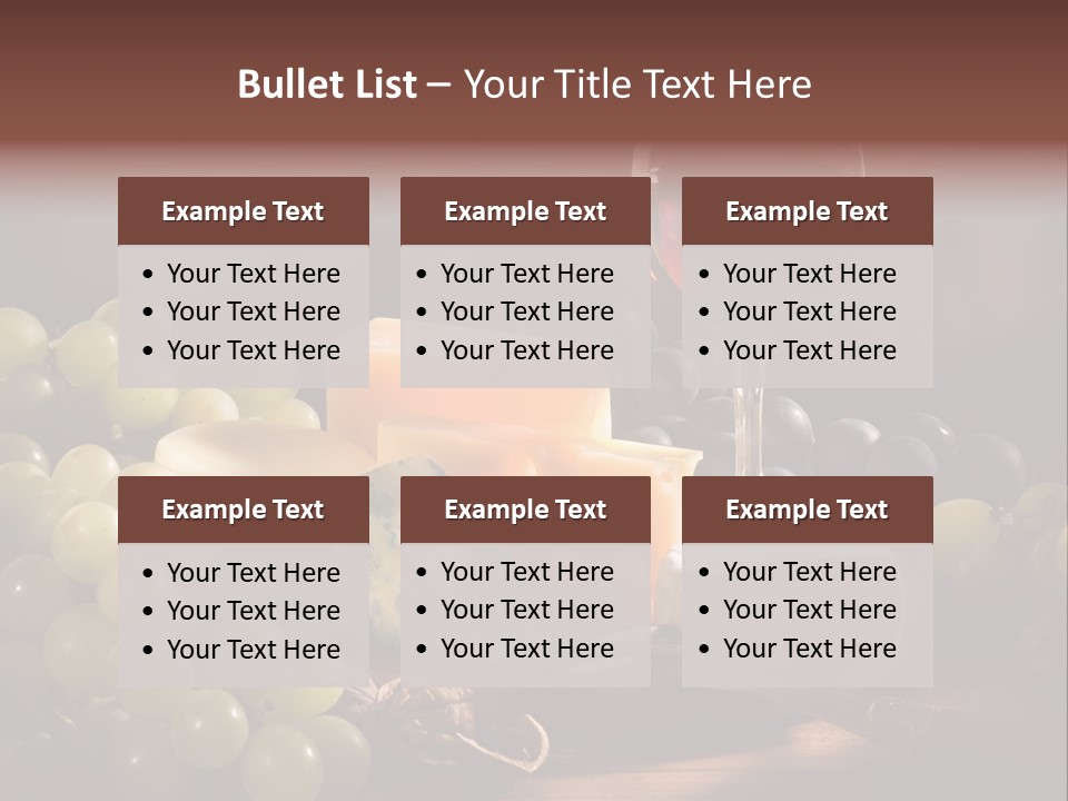 Appetizer Plate Meal PowerPoint Template