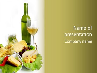 Cheese Picnic Italian PowerPoint Template