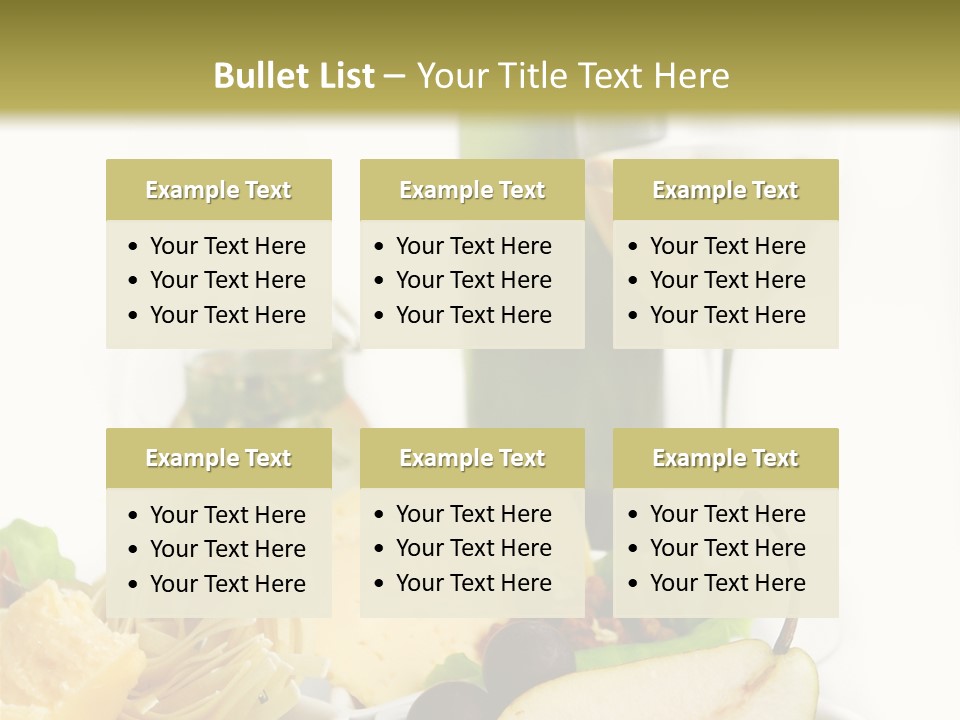 Cheese Picnic Italian PowerPoint Template
