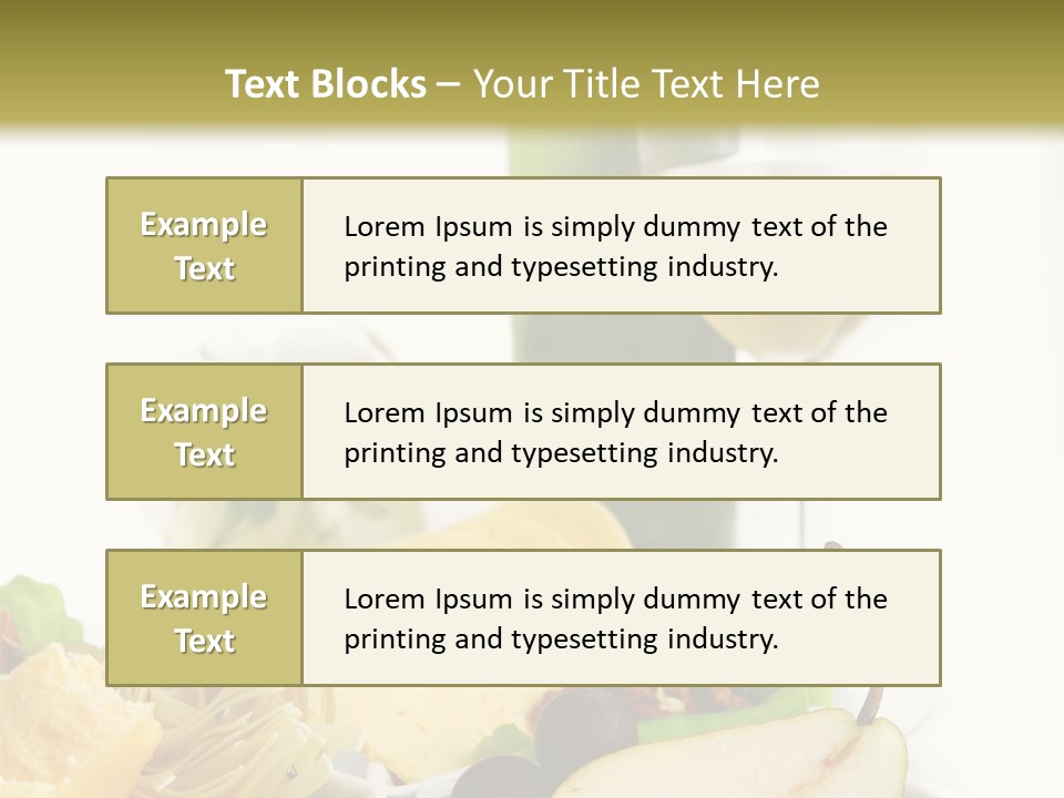 Cheese Picnic Italian PowerPoint Template