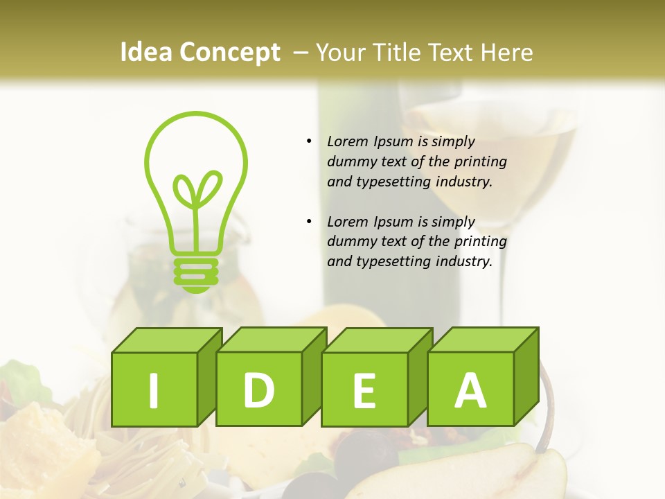 Cheese Picnic Italian PowerPoint Template