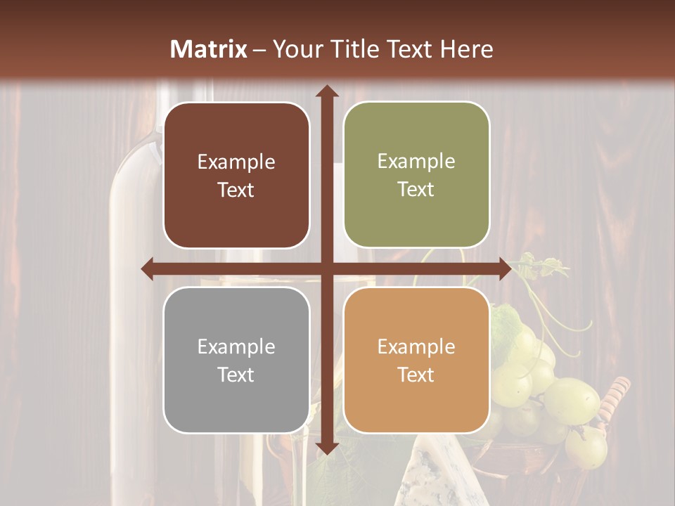 Celebration Blue Cheese Cross Section PowerPoint Template