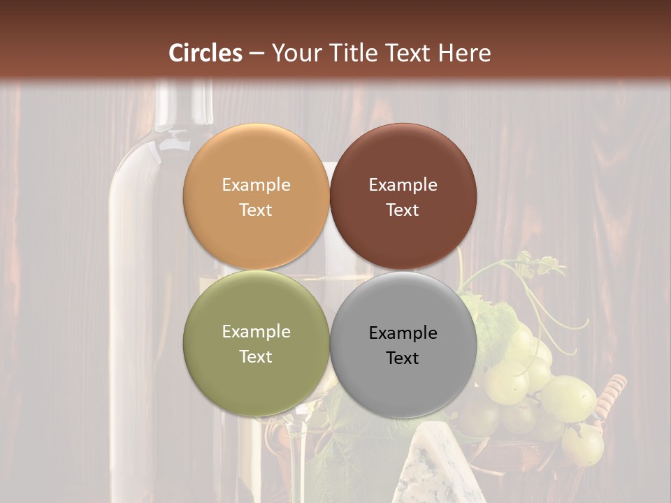 Celebration Blue Cheese Cross Section PowerPoint Template