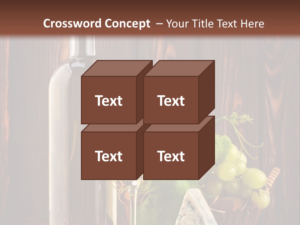 Celebration Blue Cheese Cross Section PowerPoint Template