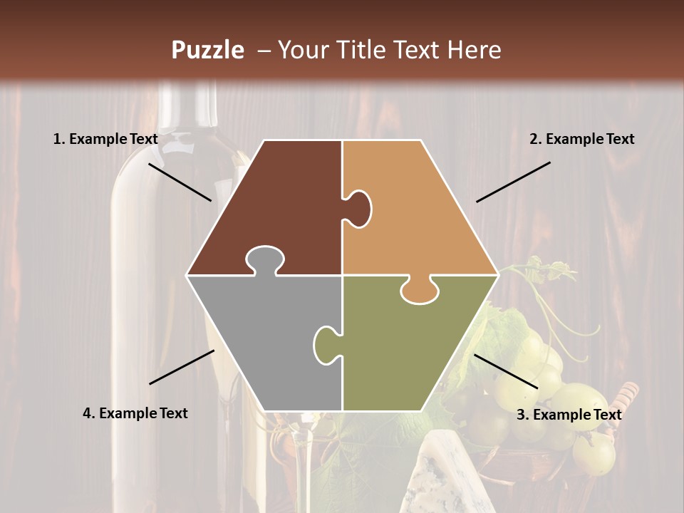 Celebration Blue Cheese Cross Section PowerPoint Template