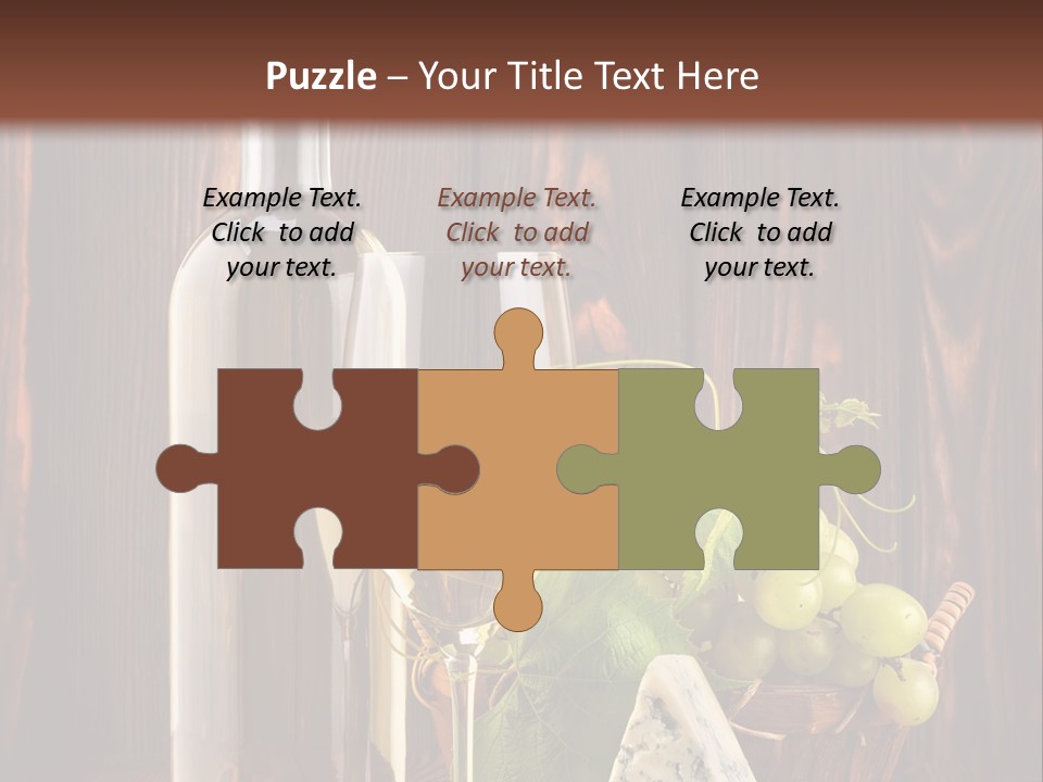 Celebration Blue Cheese Cross Section PowerPoint Template