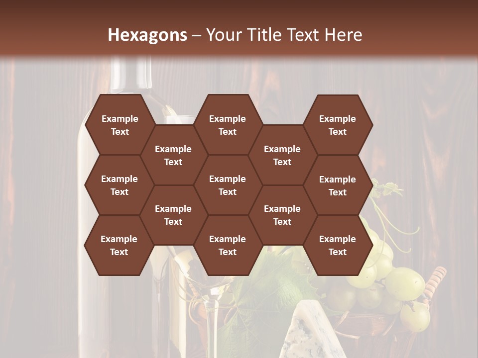 Celebration Blue Cheese Cross Section PowerPoint Template