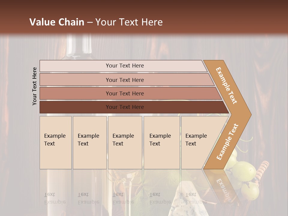 Celebration Blue Cheese Cross Section PowerPoint Template