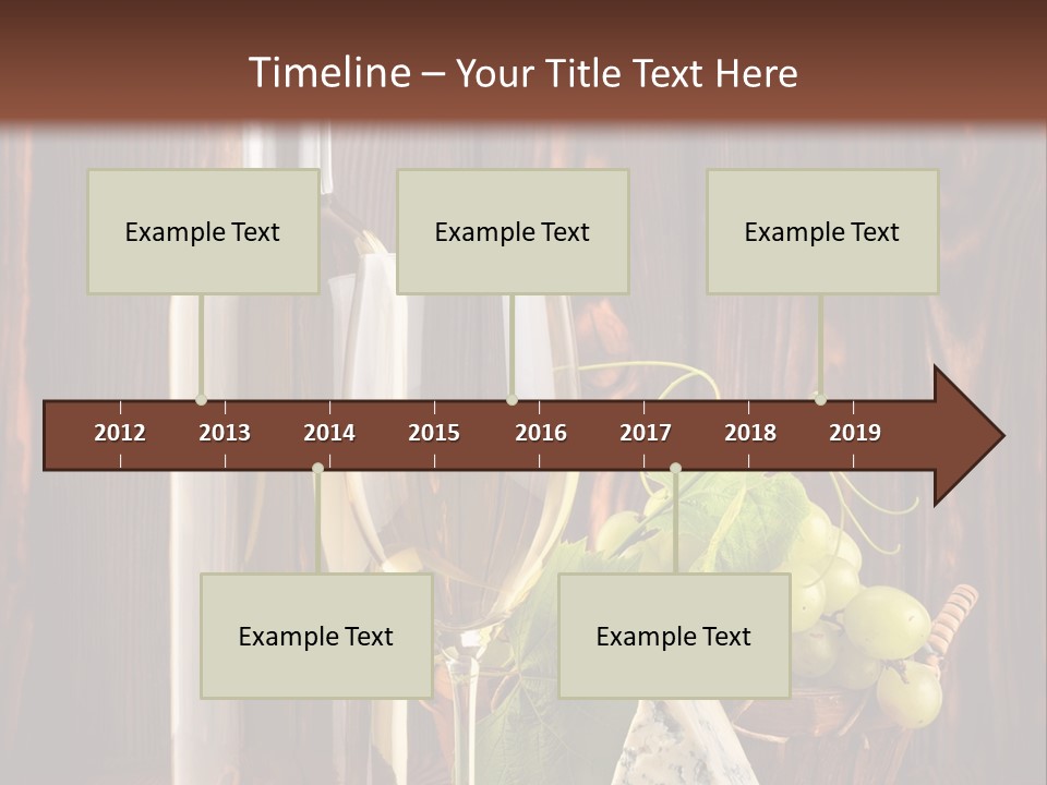 Celebration Blue Cheese Cross Section PowerPoint Template