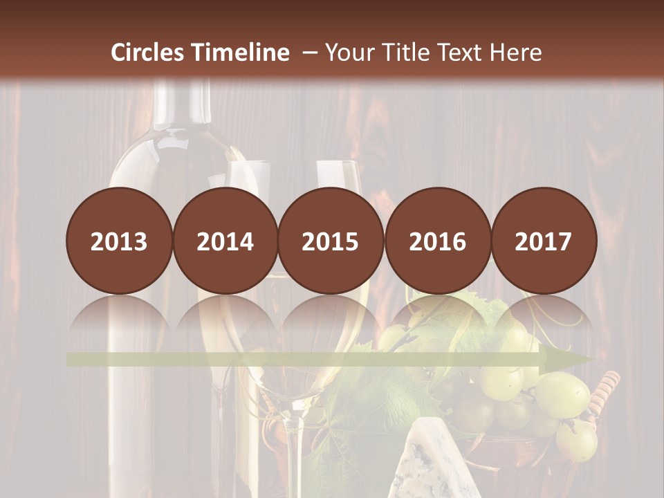 Celebration Blue Cheese Cross Section PowerPoint Template