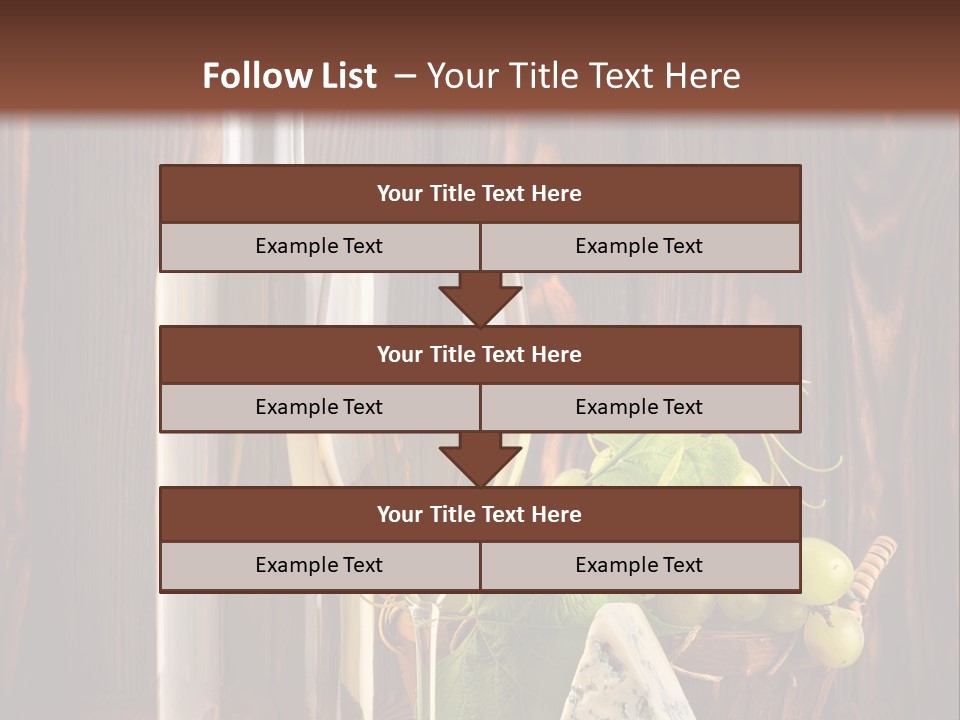 Celebration Blue Cheese Cross Section PowerPoint Template