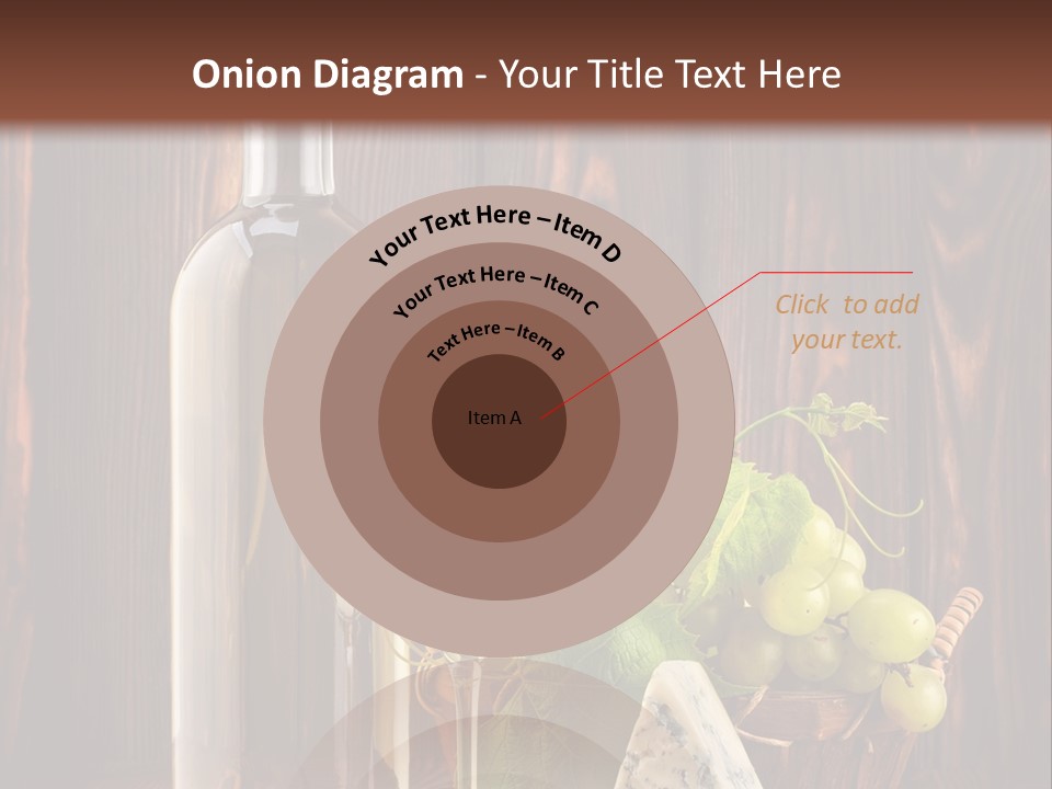 Celebration Blue Cheese Cross Section PowerPoint Template