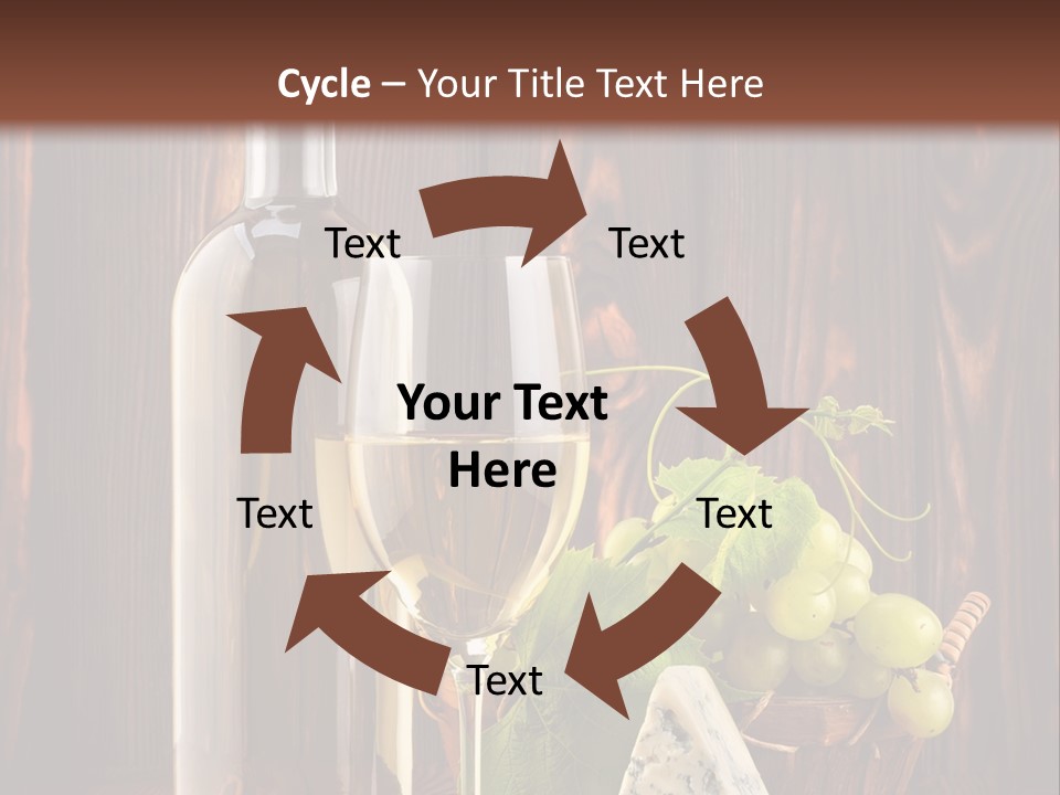 Celebration Blue Cheese Cross Section PowerPoint Template