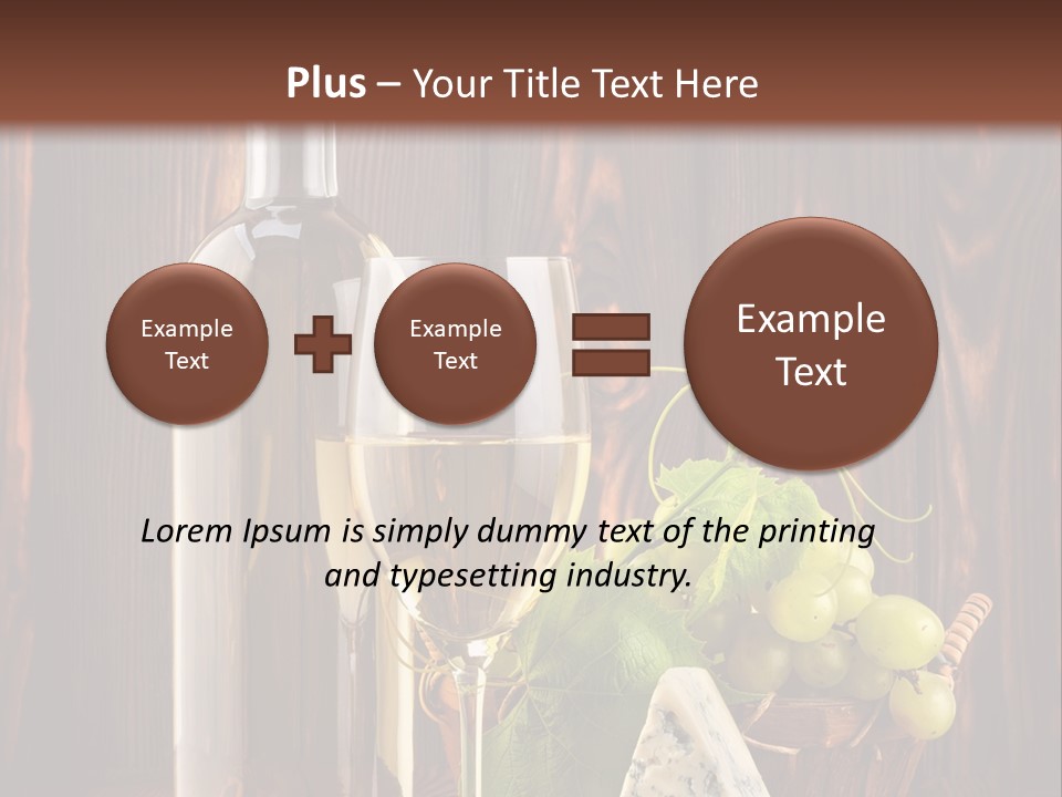 Celebration Blue Cheese Cross Section PowerPoint Template