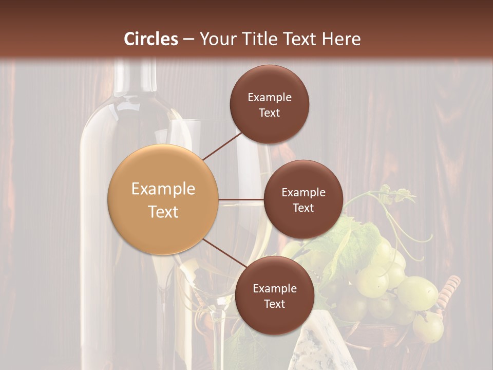 Celebration Blue Cheese Cross Section PowerPoint Template