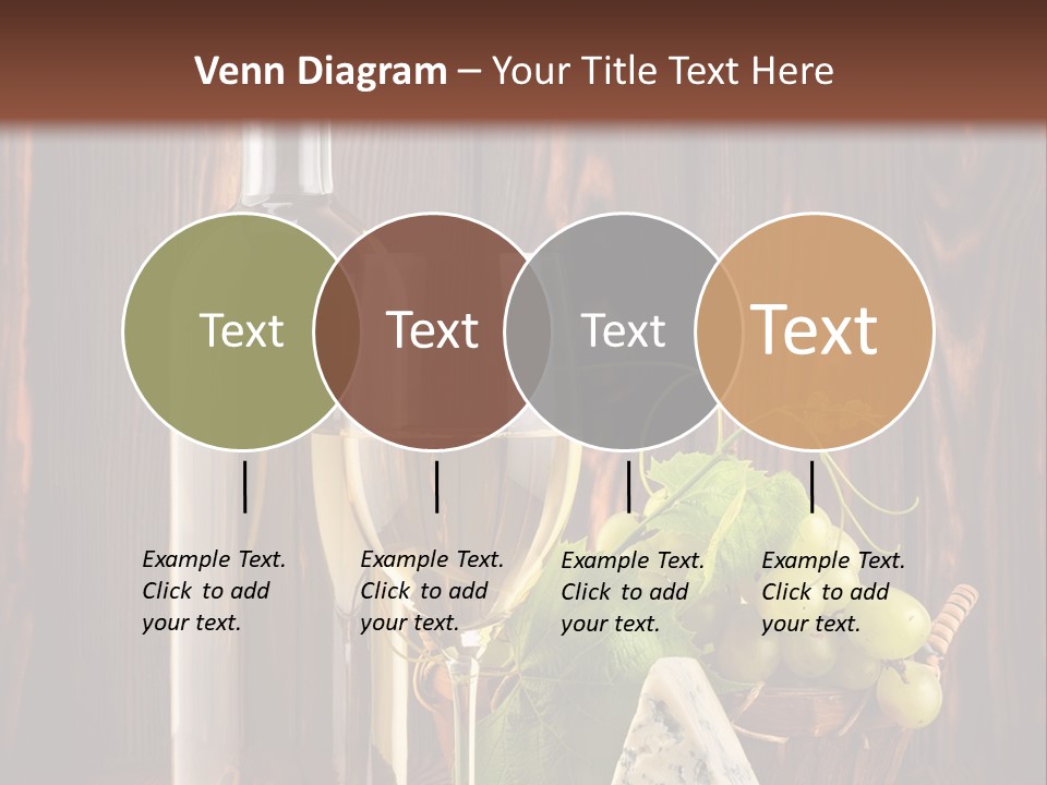Celebration Blue Cheese Cross Section PowerPoint Template