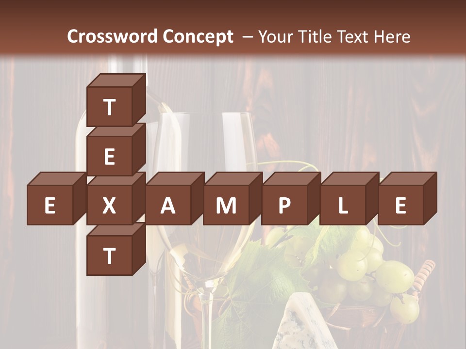 Celebration Blue Cheese Cross Section PowerPoint Template