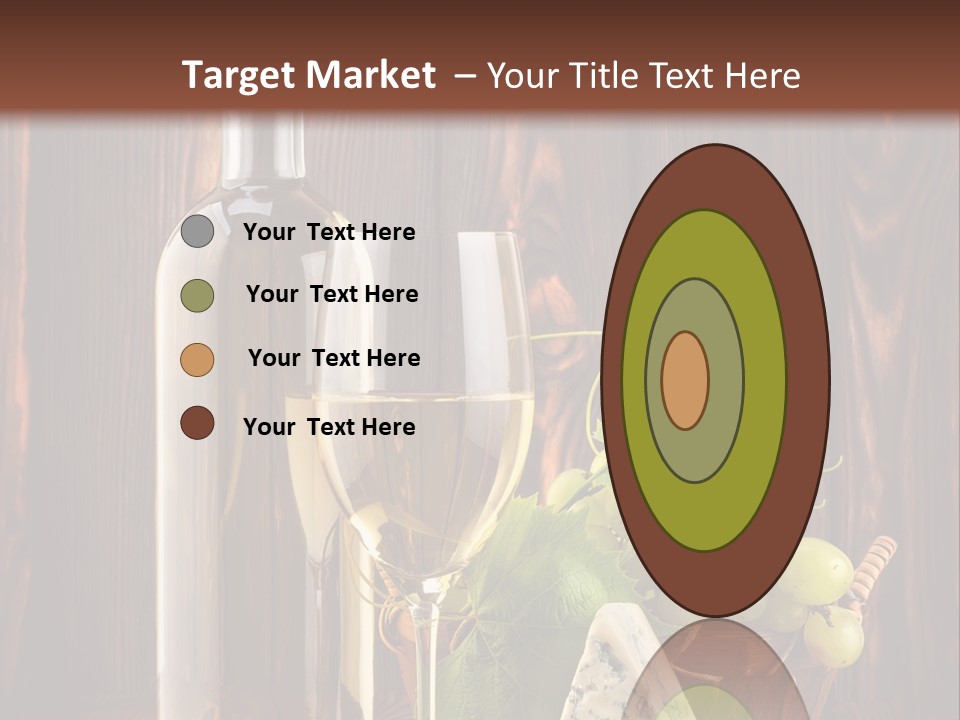 Celebration Blue Cheese Cross Section PowerPoint Template