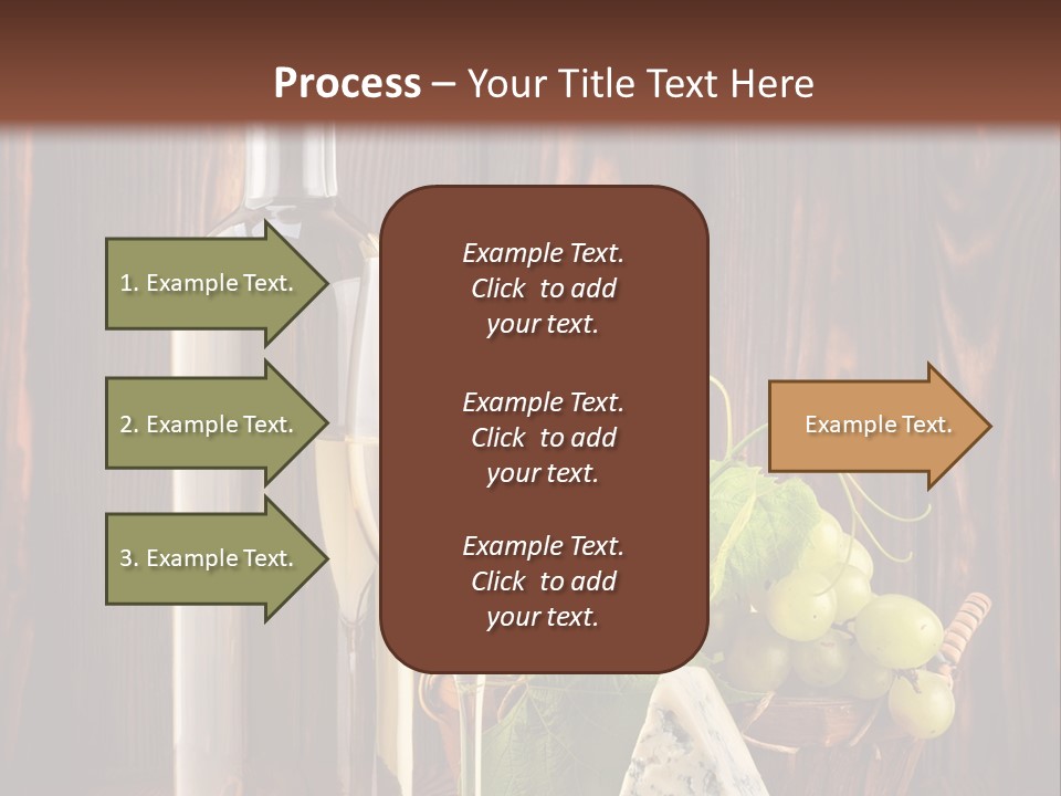 Celebration Blue Cheese Cross Section PowerPoint Template