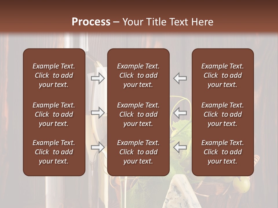 Celebration Blue Cheese Cross Section PowerPoint Template