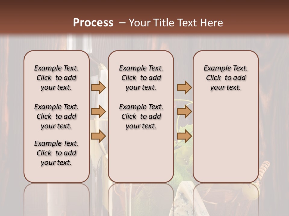Celebration Blue Cheese Cross Section PowerPoint Template