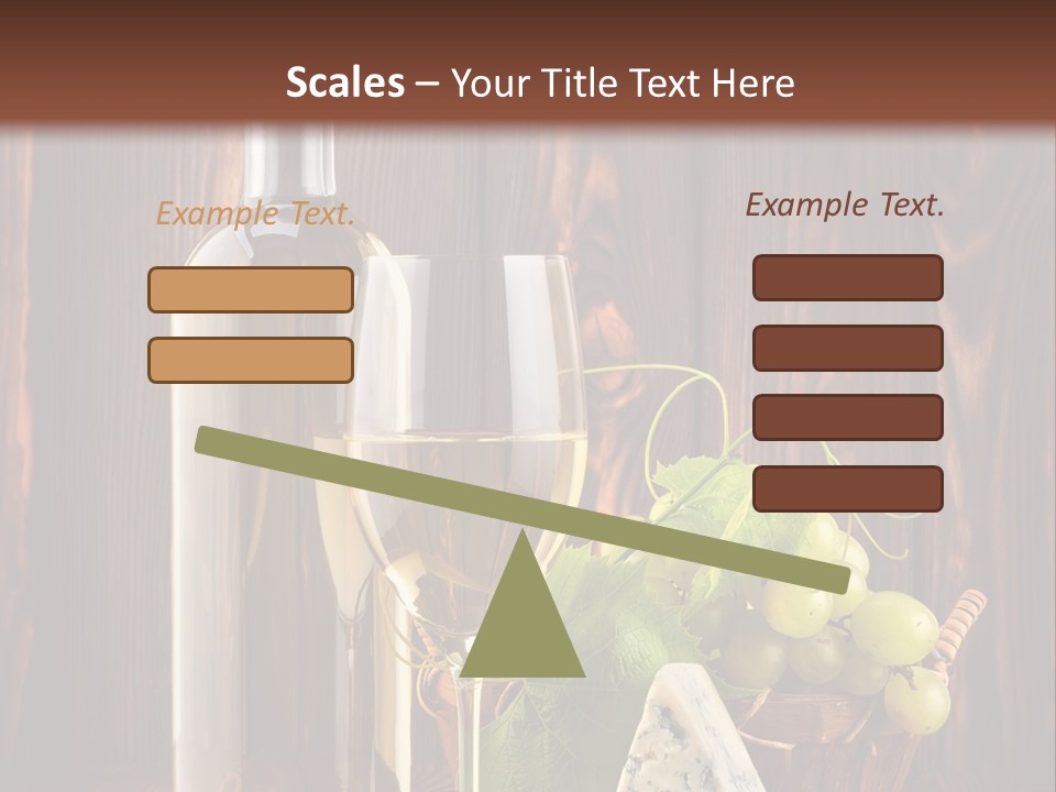 Celebration Blue Cheese Cross Section PowerPoint Template