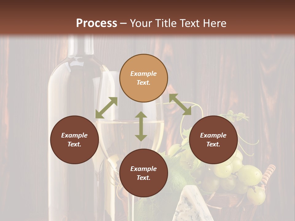 Celebration Blue Cheese Cross Section PowerPoint Template