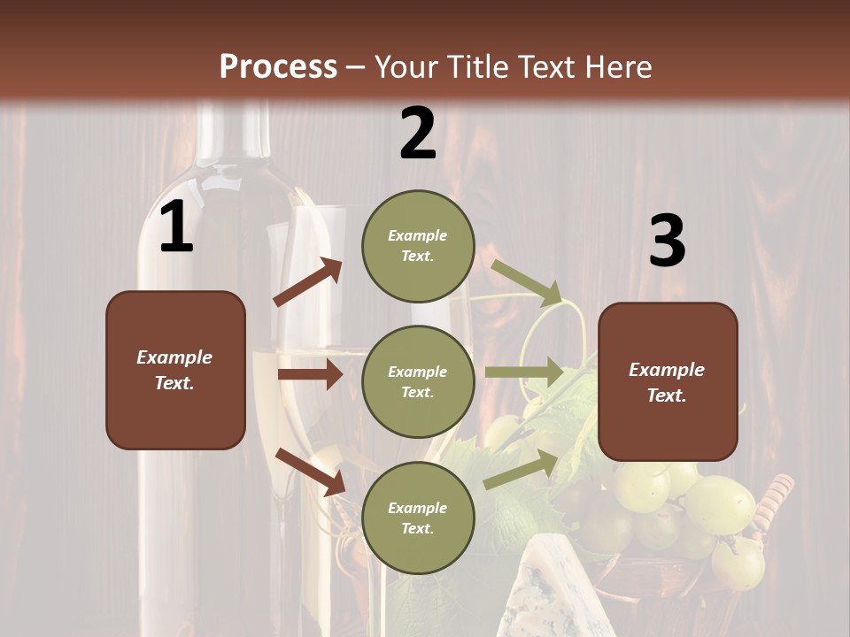 Celebration Blue Cheese Cross Section PowerPoint Template