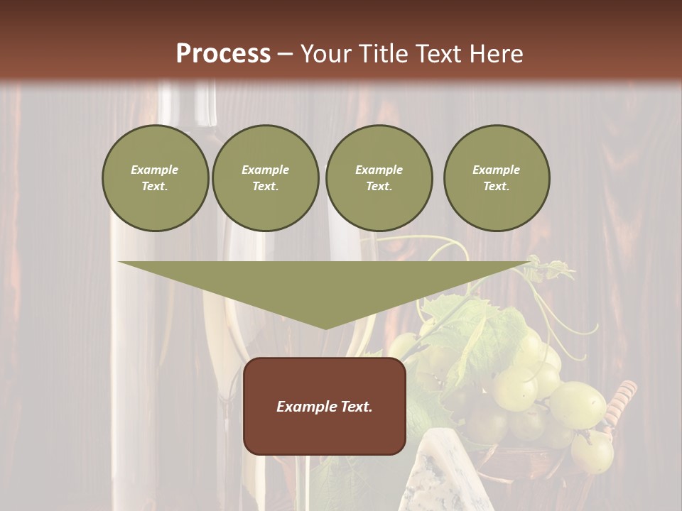Celebration Blue Cheese Cross Section PowerPoint Template
