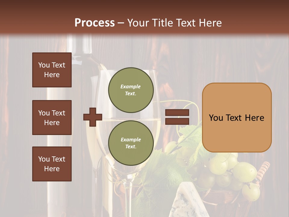 Celebration Blue Cheese Cross Section PowerPoint Template