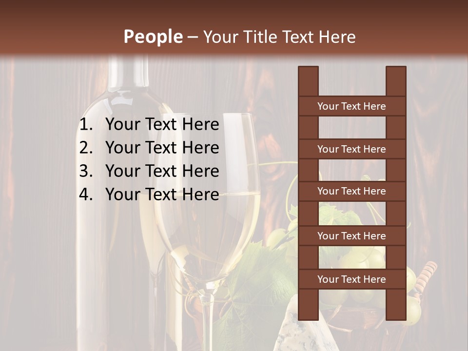 Celebration Blue Cheese Cross Section PowerPoint Template