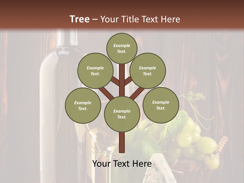 Celebration Blue Cheese Cross Section PowerPoint Template