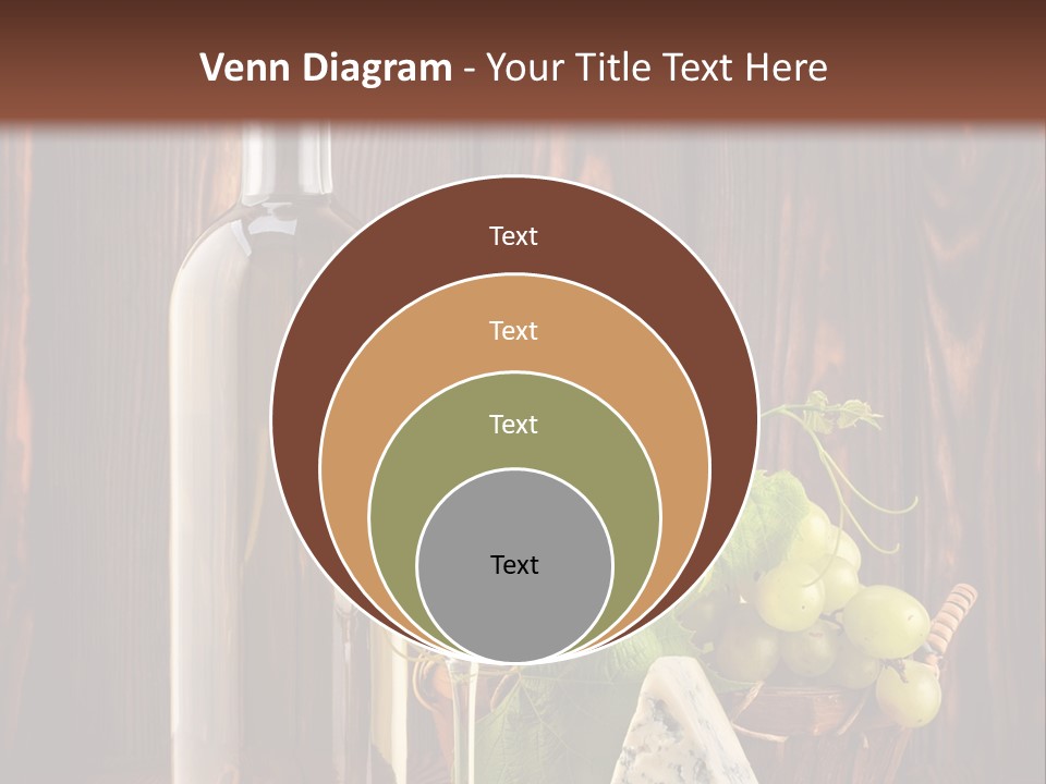 Celebration Blue Cheese Cross Section PowerPoint Template